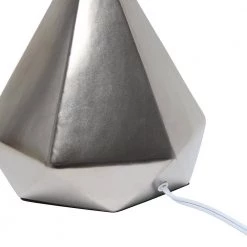 19.88 in. Silver Solid Pyramid Table Lamp by Simple Designs 14 19.88 in. Silver Solid Pyramid Table Lamp by Simple Designs -Simple Designs Online Shop silver simple designs table lamps lt2079 slv 66 1000