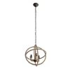 Cade 3-Light Taupe Chandelier by A & B Home
