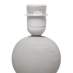 15.38 in. Taupe Stone Age Table Lamp by Simple Designs -Simple Designs Online Shop taupe gray simple designs table lamps lt1116 tau 44 1000