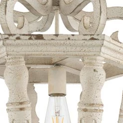 Bonner 1-Light Weathered White Chandelier by A & B Home -Simple Designs Online Shop weathered white a b home chandeliers 43470 ds fa 1000