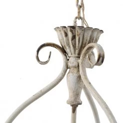 1-Light White Chandelier by A & B Home -Simple Designs Online Shop white a b home chandeliers 44516 ds 1f 1000