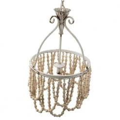 1-Light White Chandelier by A & B Home -Simple Designs Online Shop white a b home chandeliers 44516 ds c3 1000