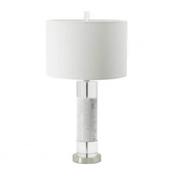 28 .5 in.White Lamp by A & B Home