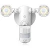 15-Watt 2000 Lumens 180-Degree White Motion Sensor Outdoor Integrated LED 5000K Waterproof Dusk to Dawn Flood Light by SANSI