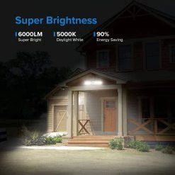 45-Watt 6000 Lumens 5000K White Outdoor Integrated LED Flood Light by SANSI -Simple Designs Online Shop white sansi flood lights 01 04 001 024501 1f 1000