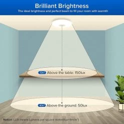12 in. 18-Watt, 1800 Lumens White Integrated LED Flush Mount 4000K by SANSI -Simple Designs Online Shop white sansi flush mount lights 01 07 001 011840 fa 1000