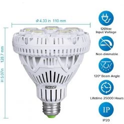 300-Watt Equivalent 4000 Lumens 1-Light BR30 Non-Dimmable LED Light Bulb in Daylight 5000K by SANSI 9 300-Watt Equivalent 4000 Lumens 1-Light BR30 Non-Dimmable LED Light Bulb in Daylight 5000K by SANSI -Simple Designs Online Shop white sansi led light bulbs 01 02 001 013550 4f 1000