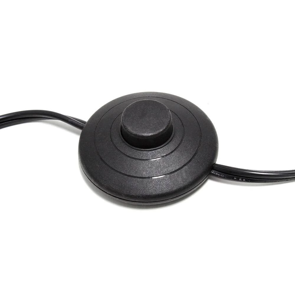 57 in. White Brushed Nickel Drum Shade Floor Lamp by Simple Designs 6 57 in. White Brushed Nickel Drum Shade Floor Lamp by Simple Designs - Image 6