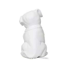 Animal Love 10.53 in. Porcelain Puppy Dog Shaped Animal Table Lamp by Simple Designs -Simple Designs Online Shop white simple designs novelty lamps lt3212 wht 1f 1000