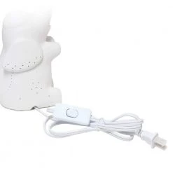8.18 in. White Porcelain Elephant Shaped Table Lamp by Simple Designs -Simple Designs Online Shop white simple designs novelty lamps lt3337 wht 76 1000