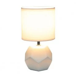 Simple Designs Online Shop -Simple Designs Online Shop white simple designs table lamps lt2065 wht c3 1000